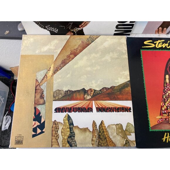 6Pcs Vinyl Records Whitney Houston, Bad by Michael Jackson, Madonna, Stevie Wand - Picture 2 of 14